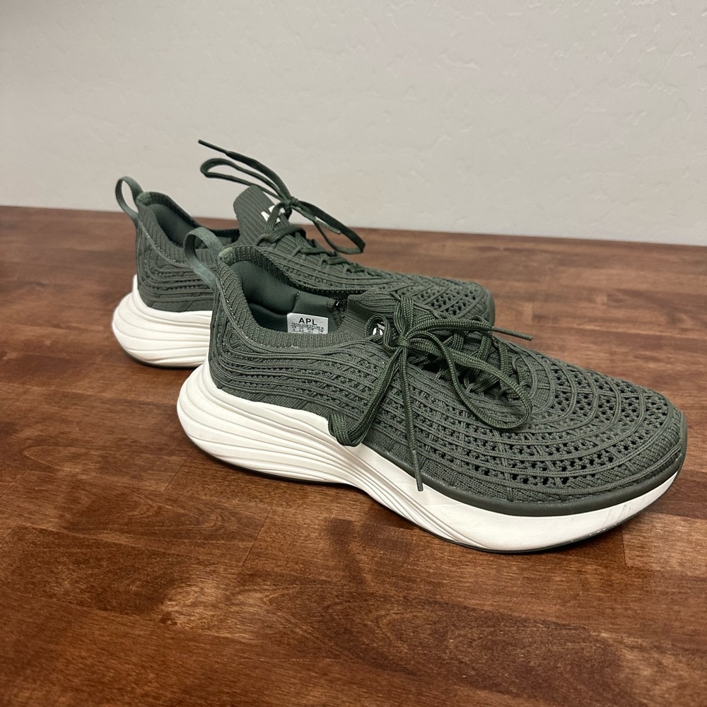 APL Forest Green Knit Athletic Shoes